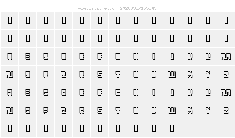 字符映射圖