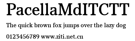 PacellaMdITCTT.ttf字體轉換器圖片