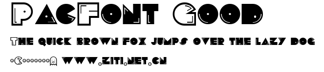 PacFont Good.ttf字體轉換器圖片