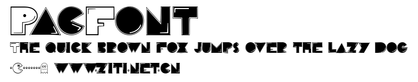 PacFont.ttf字體轉換器圖片