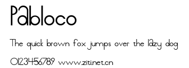 Pabloco.ttf字體轉換器圖片