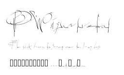 PWsignaturefont.ttf字體轉換器圖片
