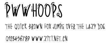PWWhoops.ttf字體轉換器圖片