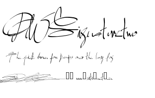 PWSignaturetwo.ttf字體轉換器圖片