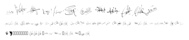 PWSignatures.ttf字體轉換器圖片