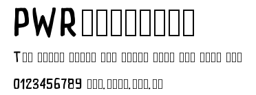 PWRectangle.ttf字體轉換器圖片