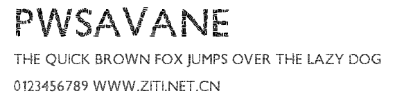PWSavane.ttf字體轉換器圖片