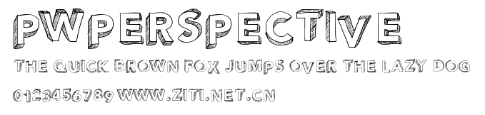 PWPerspective.ttf字體轉換器圖片