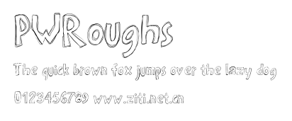 PWRoughs.ttf字體轉換器圖片
