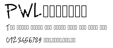 PWLinefont.ttf字體轉換器圖片