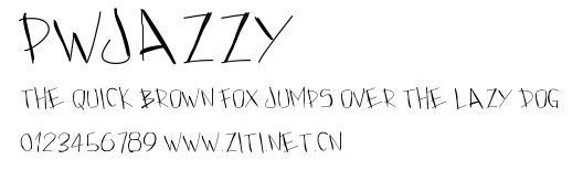 PWJazzy.ttf字體轉換器圖片