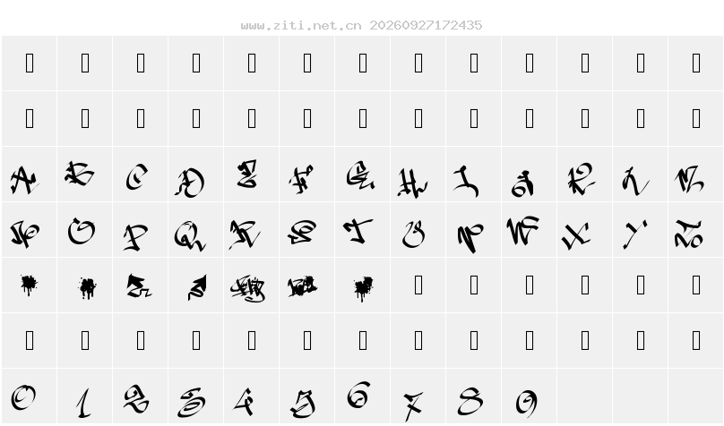 字符映射圖