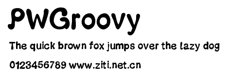 PWGroovy.ttf字體轉換器圖片