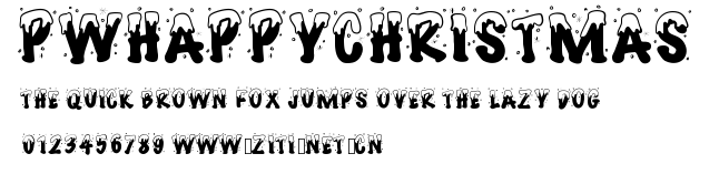 PWHAPPYCHRISTMAS.ttf字體轉換器圖片