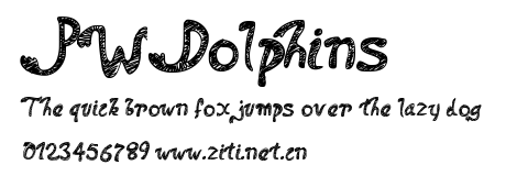 PWDolphins.ttf字體轉換器圖片