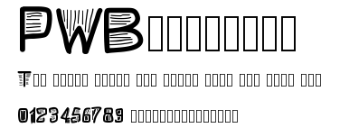 PWBeardfont.ttf字體轉換器圖片