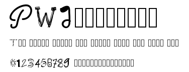 PWAlternate.ttf字體轉換器圖片