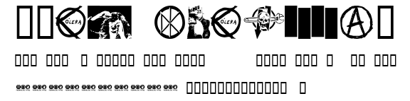 PUNK DINGBATS.ttf字體轉換器圖片