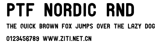 PTF NORDIC Rnd.ttf字體轉換器圖片