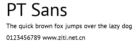 PT Sans.ttf字體轉換器圖片