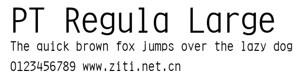 PT Regula Large.ttf字體轉換器圖片