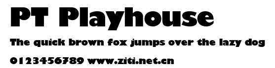 PT Playhouse.ttf字體轉換器圖片