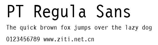 PT Regula Sans.ttf字體轉換器圖片