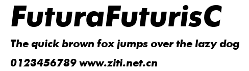 FuturaFuturisC.ttf字體轉換器圖片