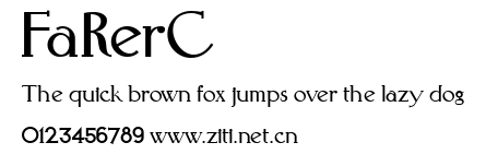 FaRerC.ttf字體轉換器圖片