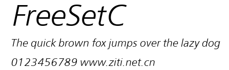 FreeSetC.ttf字體轉換器圖片