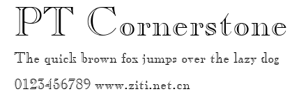 PT Cornerstone.ttf字體轉換器圖片