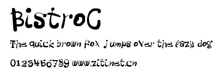BistroC.ttf字體轉換器圖片