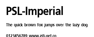 PSL-Imperial.ttf字體轉換器圖片