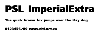 PSL ImperialExtra.ttf字體轉換器圖片