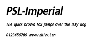PSL-Imperial.ttf字體轉換器圖片