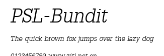 PSL-Bundit.ttf字體轉換器圖片