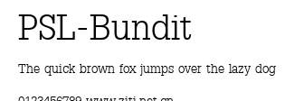 PSL-Bundit.ttf字體轉換器圖片