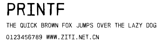 PRINTF.ttf字體轉換器圖片