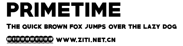 PRIMETIME.ttf字體轉換器圖片