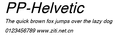 PP-Helvetic.ttf字體轉換器圖片