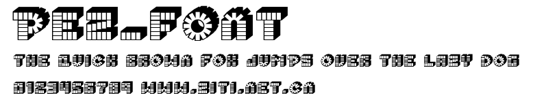 PEZ_font.ttf字體轉換器圖片