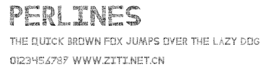 PERLINES.ttf字體轉換器圖片