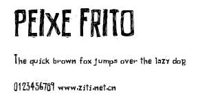 PEIXE FRITO.ttf字體轉換器圖片