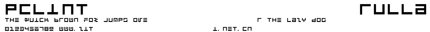 PCLintrulla.ttf字體轉換器圖片