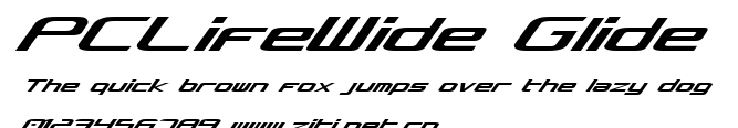 PCLifeWide Glide.ttf字體轉換器圖片
