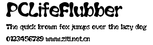 PCLifeFlubber.ttf字體轉換器圖片