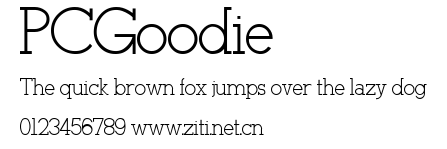PCGoodie.ttf字體轉換器圖片