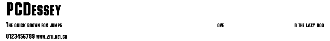 PCDessey.ttf字體轉換器圖片
