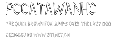 PCCatawanHC.ttf字體轉換器圖片