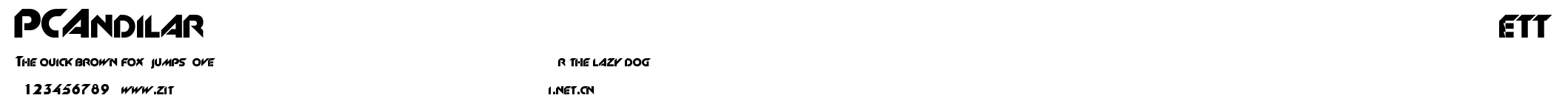PCAndilarett.ttf字體轉換器圖片